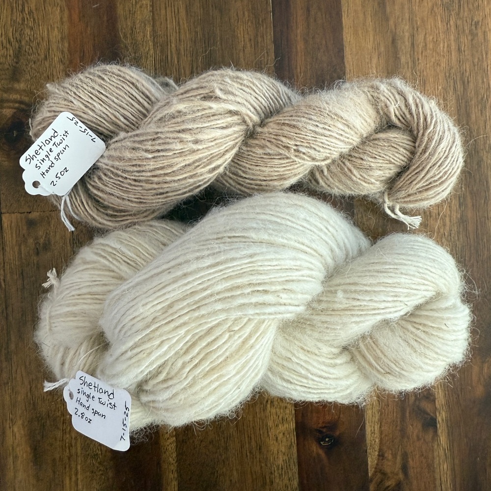 Soft Shetland Wool Yarn Bundle Single Ply